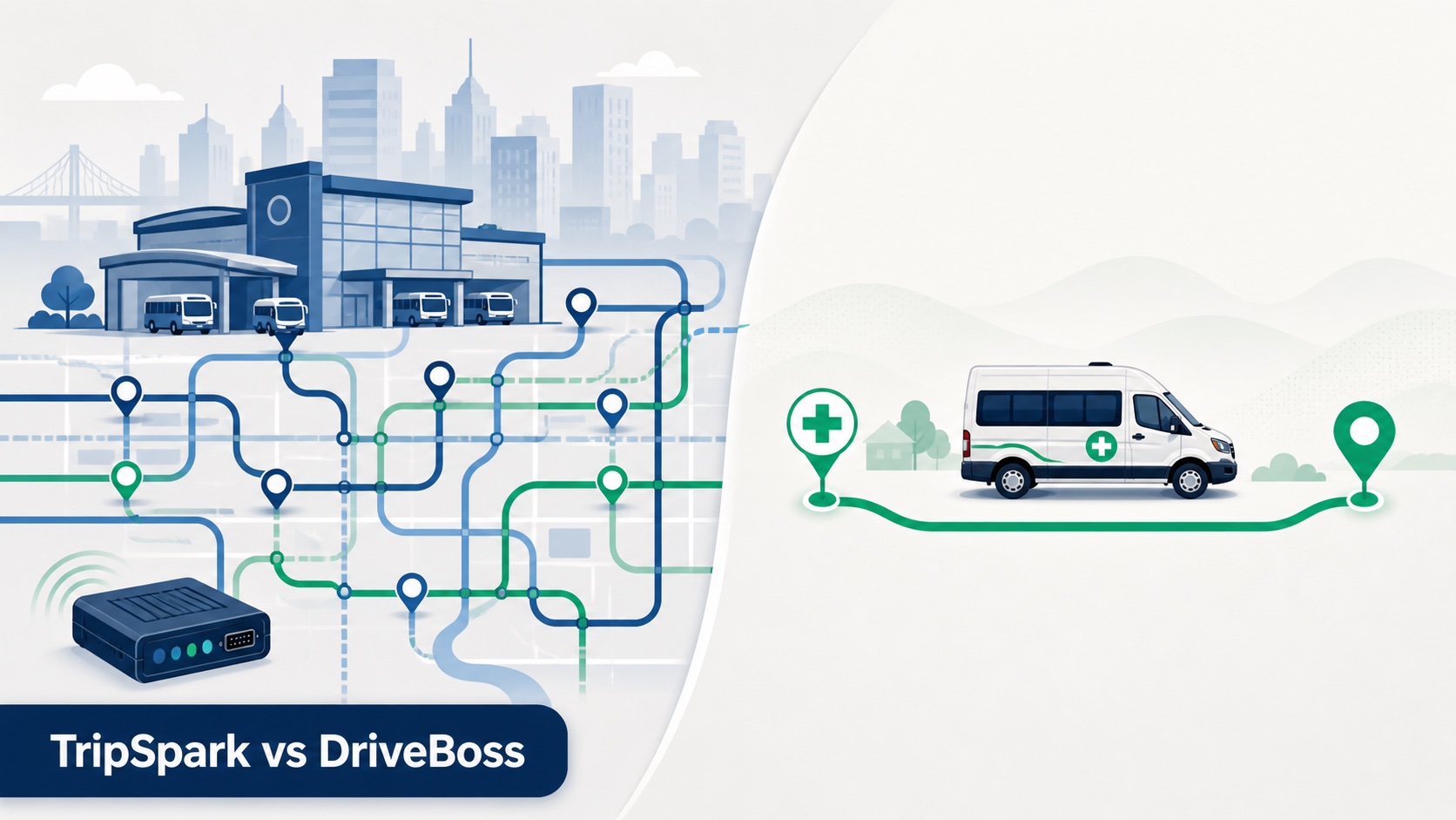 Comparación TripSpark vs DriveBoss
